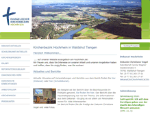 Tablet Screenshot of evangelisch-am-hochrhein.de